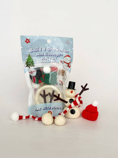 Build a Snowman Mini KidDough Pack