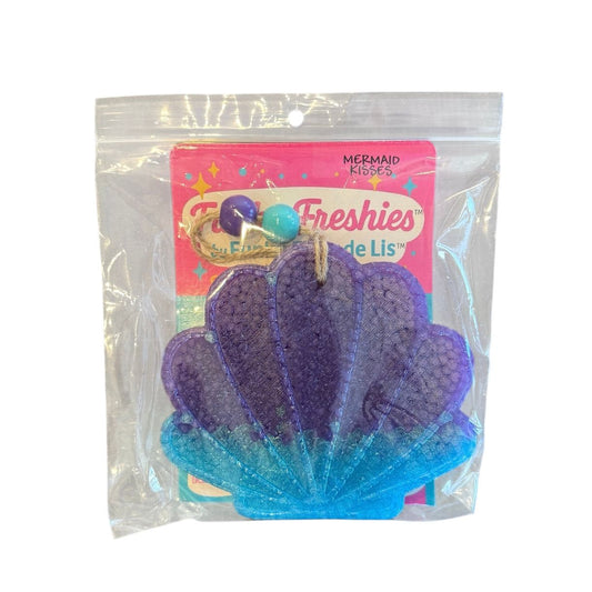 Beaded Shell Freshie: Mermaid Kiss
