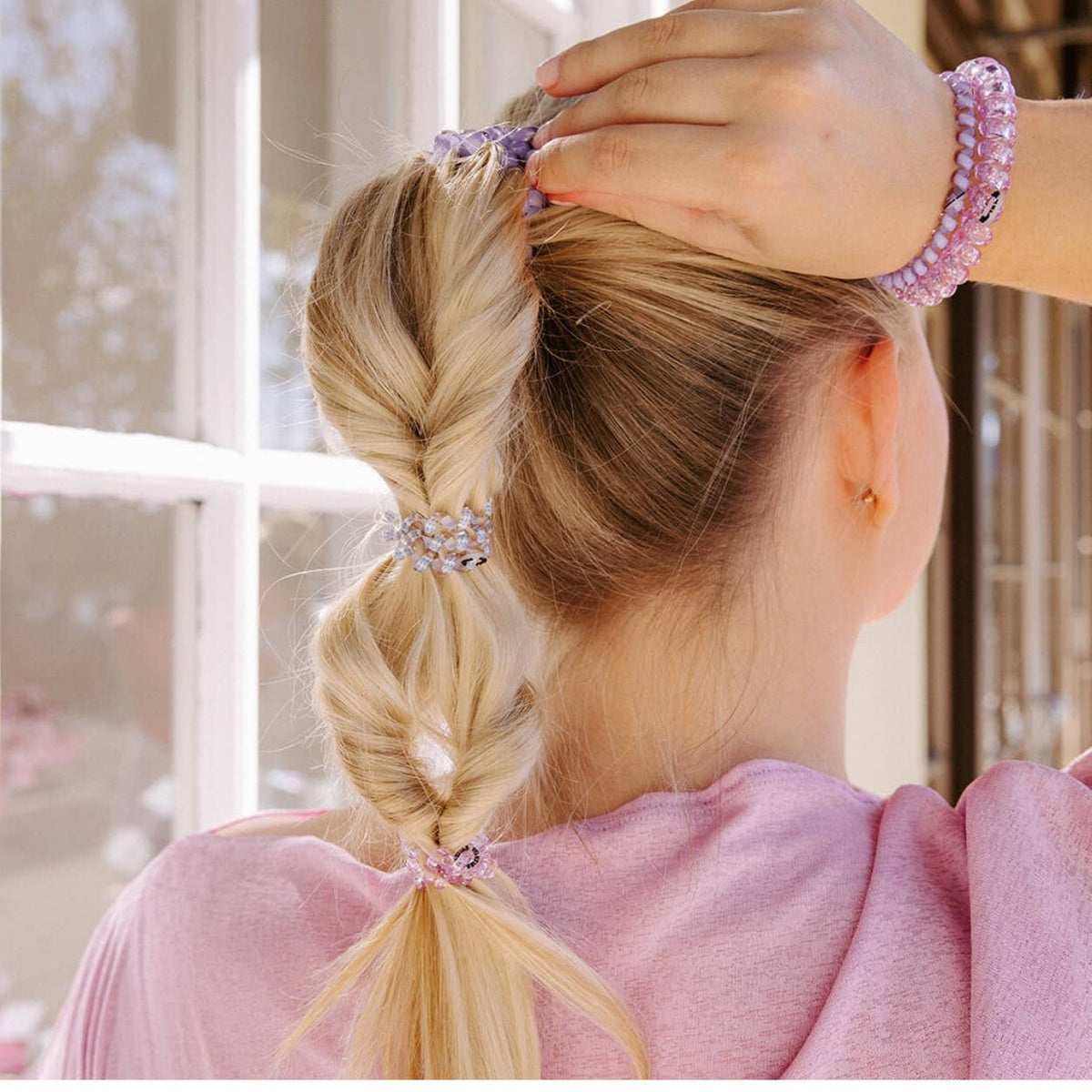 Spiral Hair Coils | Small | Lavender Mist
