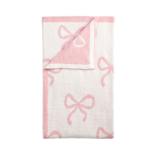 Bow Chenille Blanket