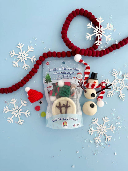 Build a Snowman Mini KidDough Pack