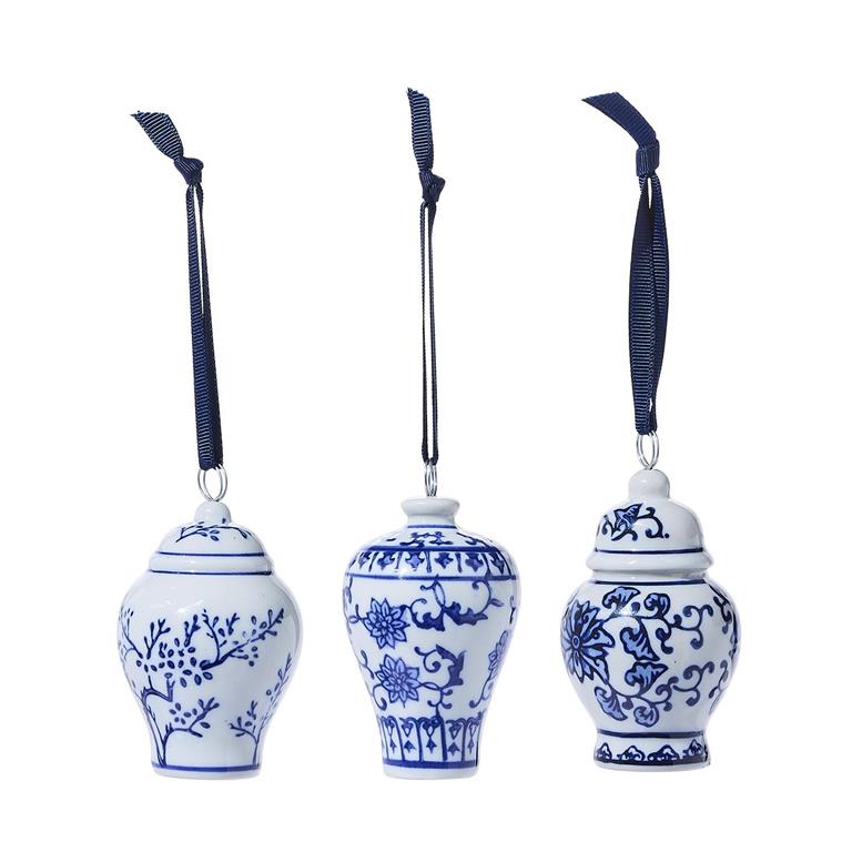 Chinoiserie Jar Ornament