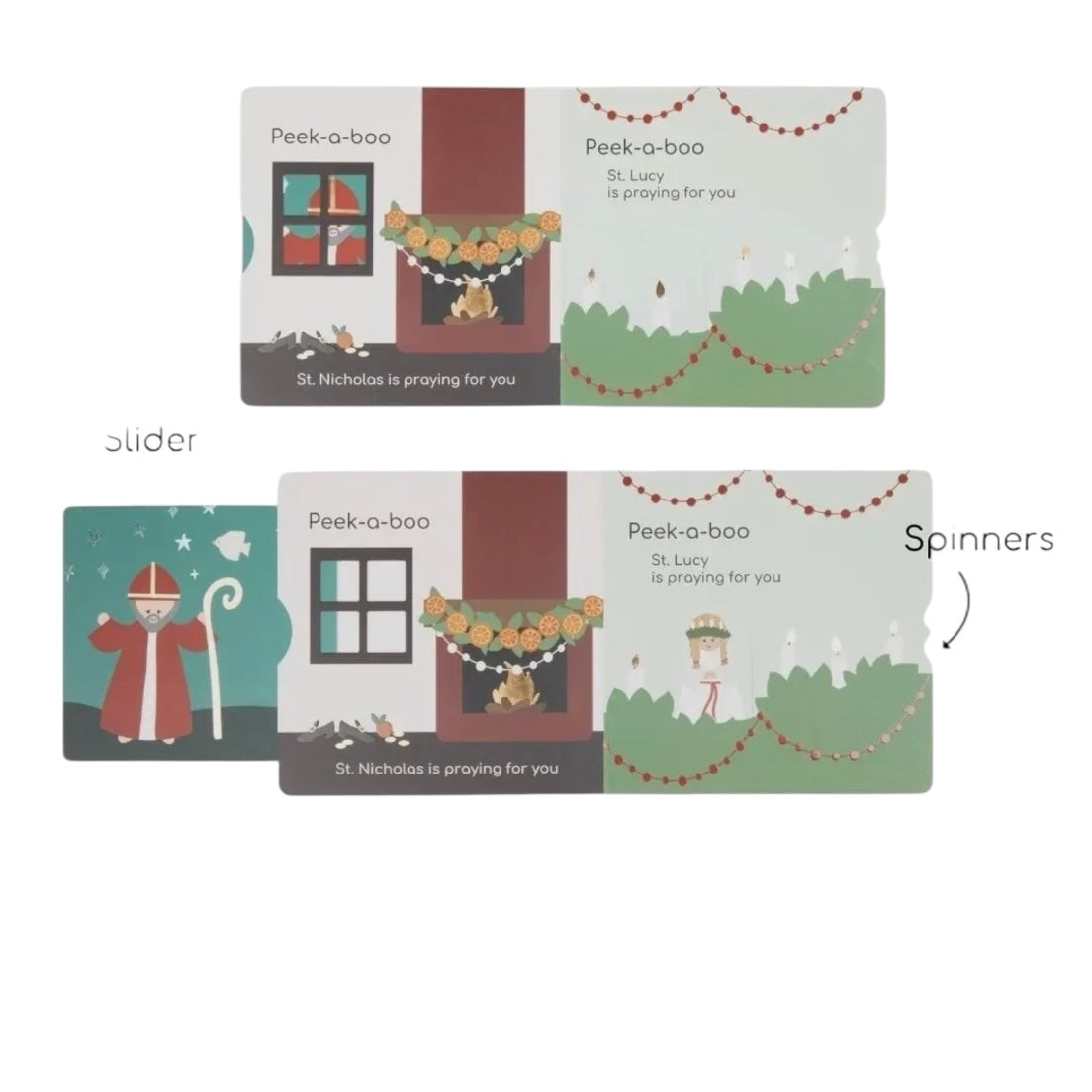 Peek a Boo Saints Book