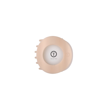 Almond Beige | Small | Flat Open Circle Hair Clip