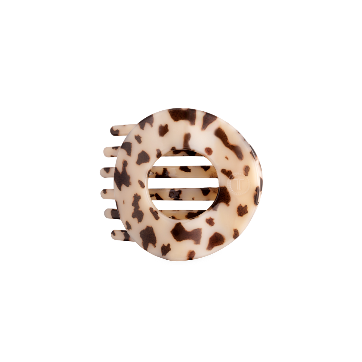 Blonde Tortoise | Medium | Flat Circle Hair Clip
