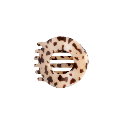Blonde Tortoise | Medium | Flat Circle Hair Clip