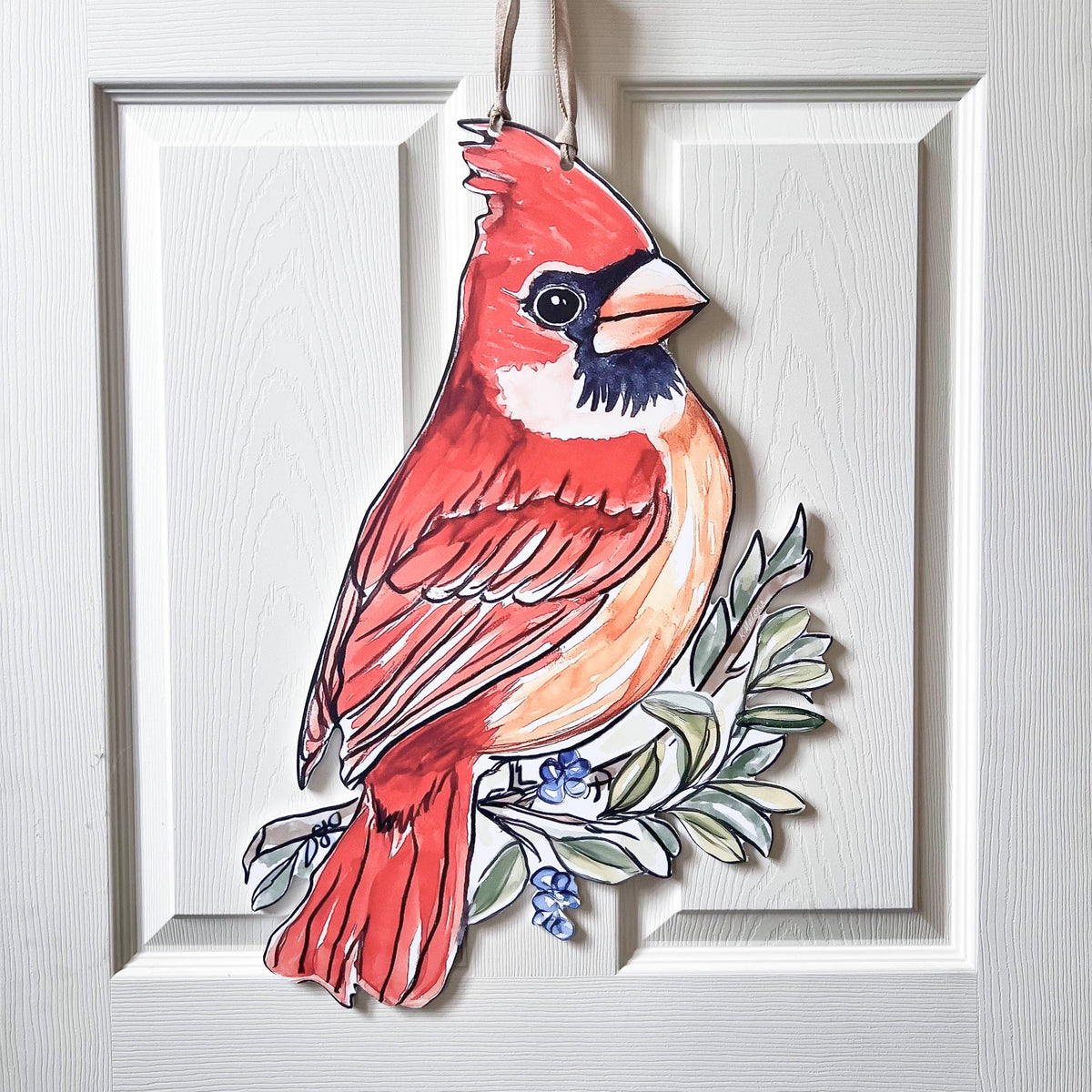 Red Cardinal Door Hanger