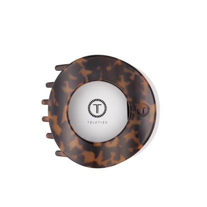 Tortoise | Large| Flat Circle Hair Clip