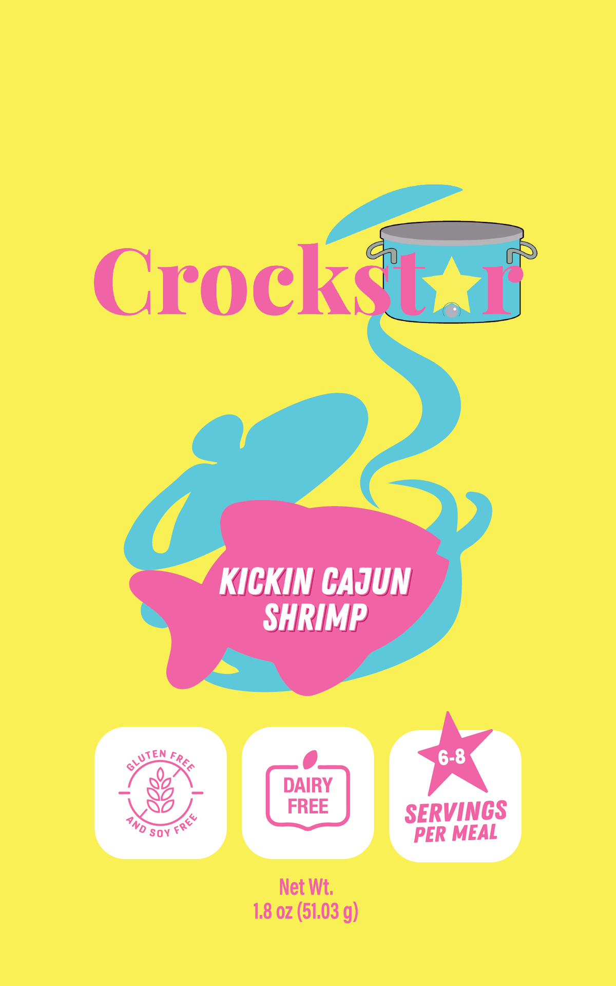 Kickin Cajun Shrimp: Crock Pot Meal
