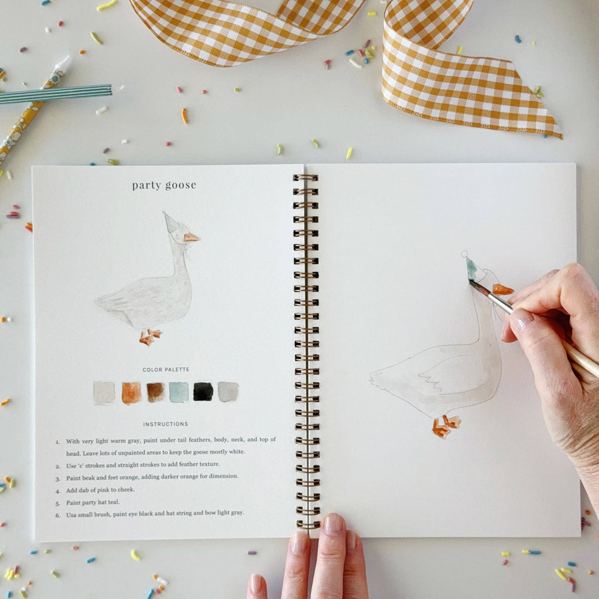Celebrate - Watercolor Book w/ Paints