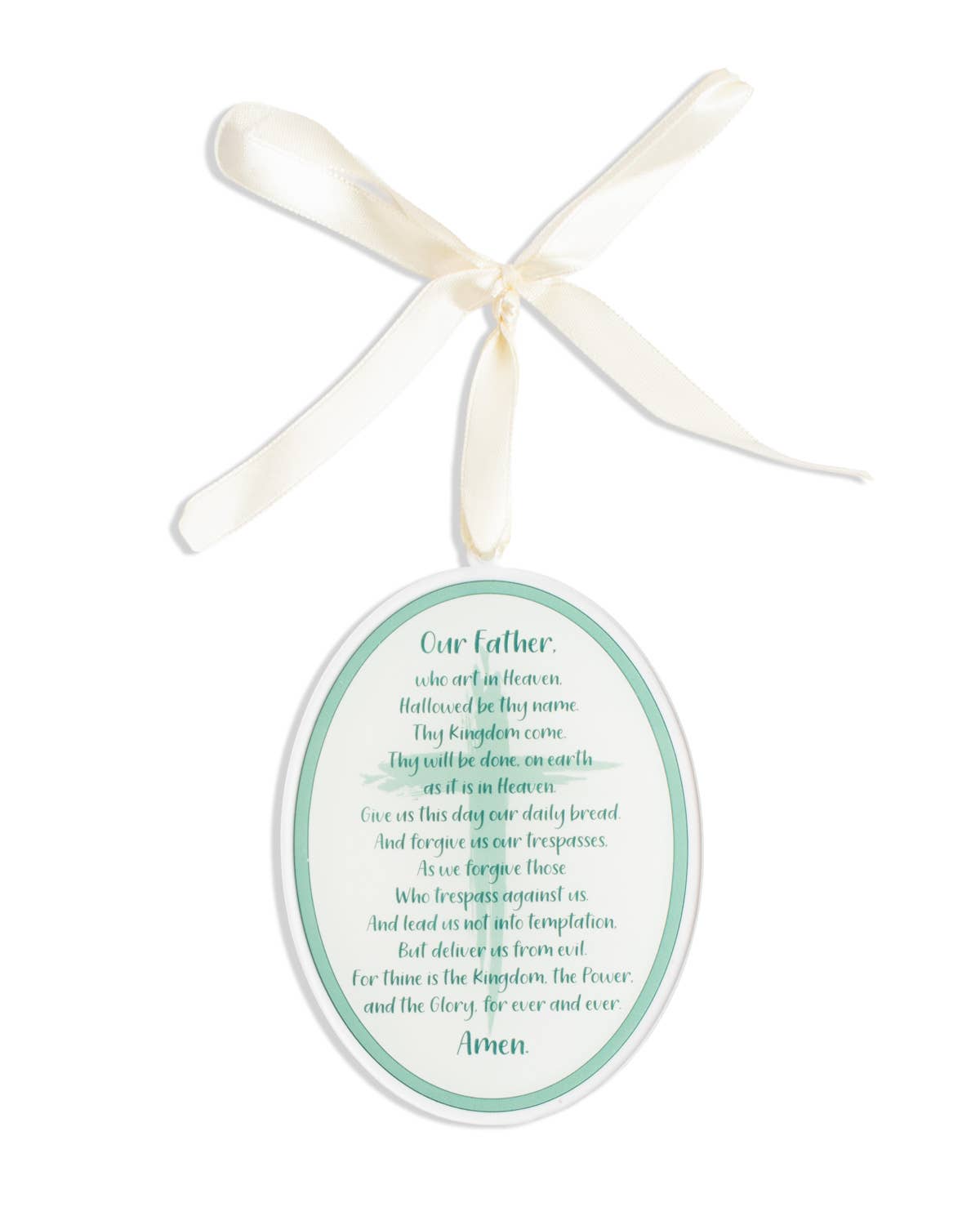 Our Father Prayer Acrylic Ornament