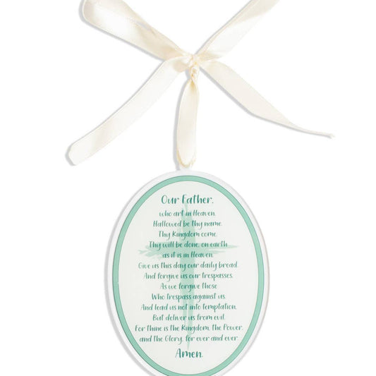 Our Father Prayer Acrylic Ornament
