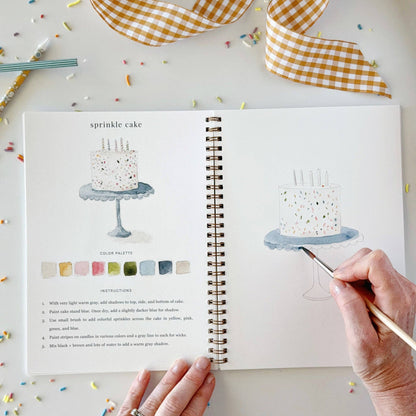 Celebrate - Watercolor Book w/ Paints