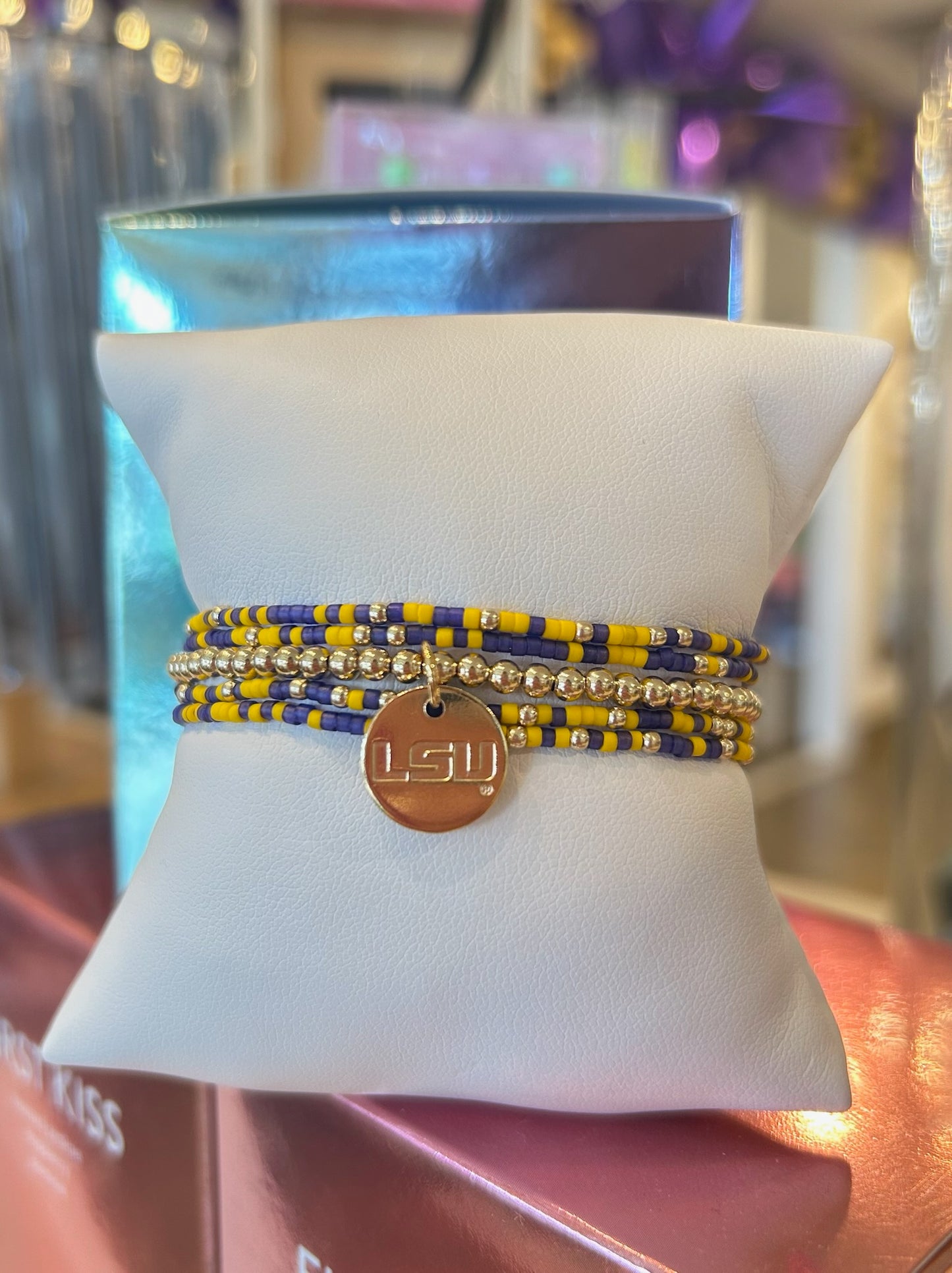 Gameday Hope Unwritten Bracelet - Purple/Yellow
