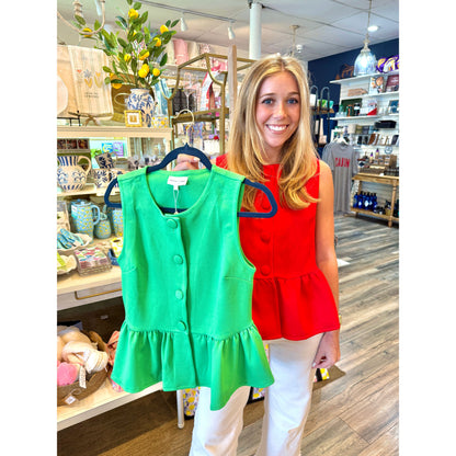 Peplum Top: