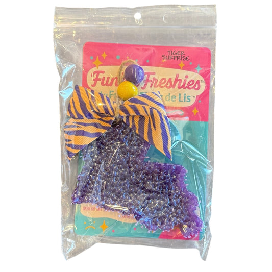 Beaded Louisiana Freshie: Tiger Surprise