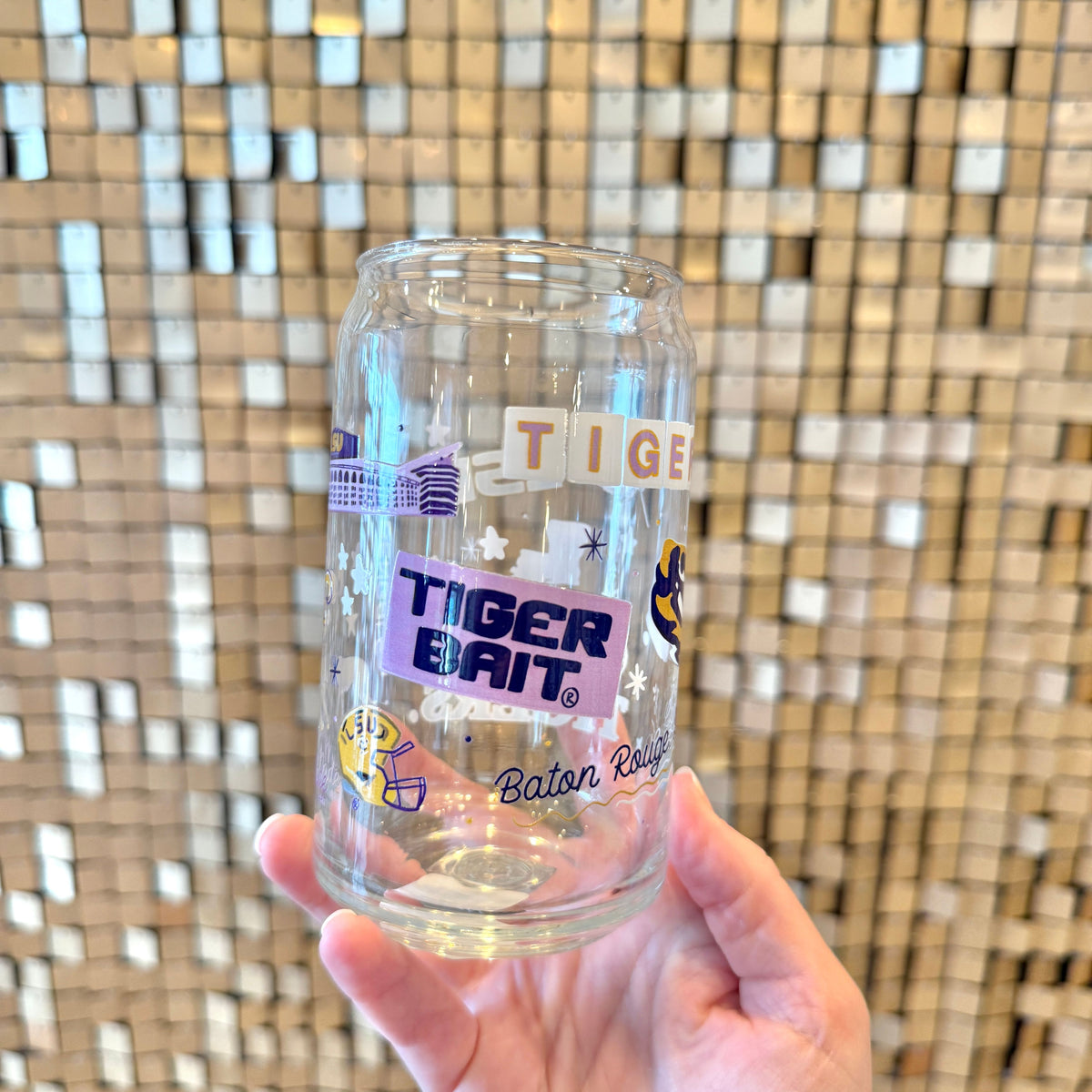 LSU Glass Cup