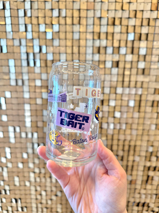 LSU Glass Cup