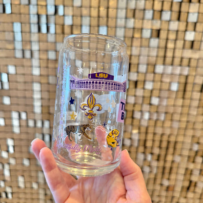 LSU Glass Cup