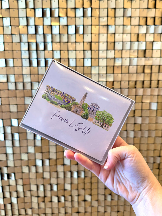 LSU Boxed Notecards