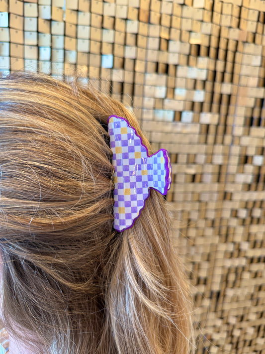 Purple & Yellow Checkered Claw