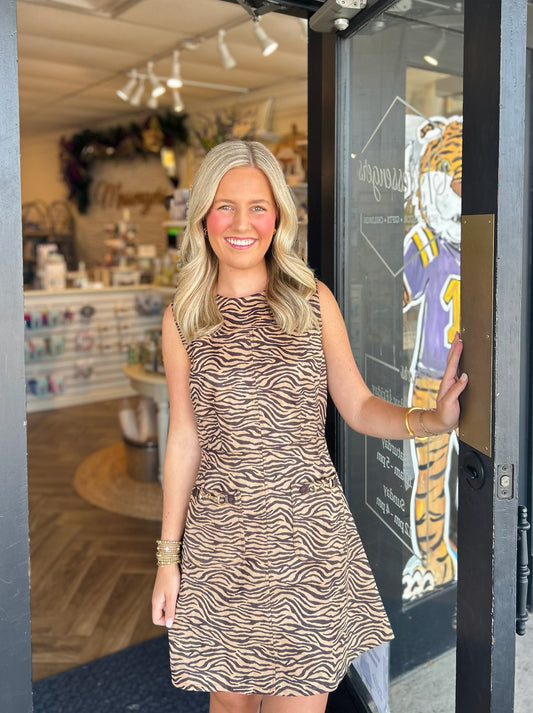 Tiger Walk Dress: