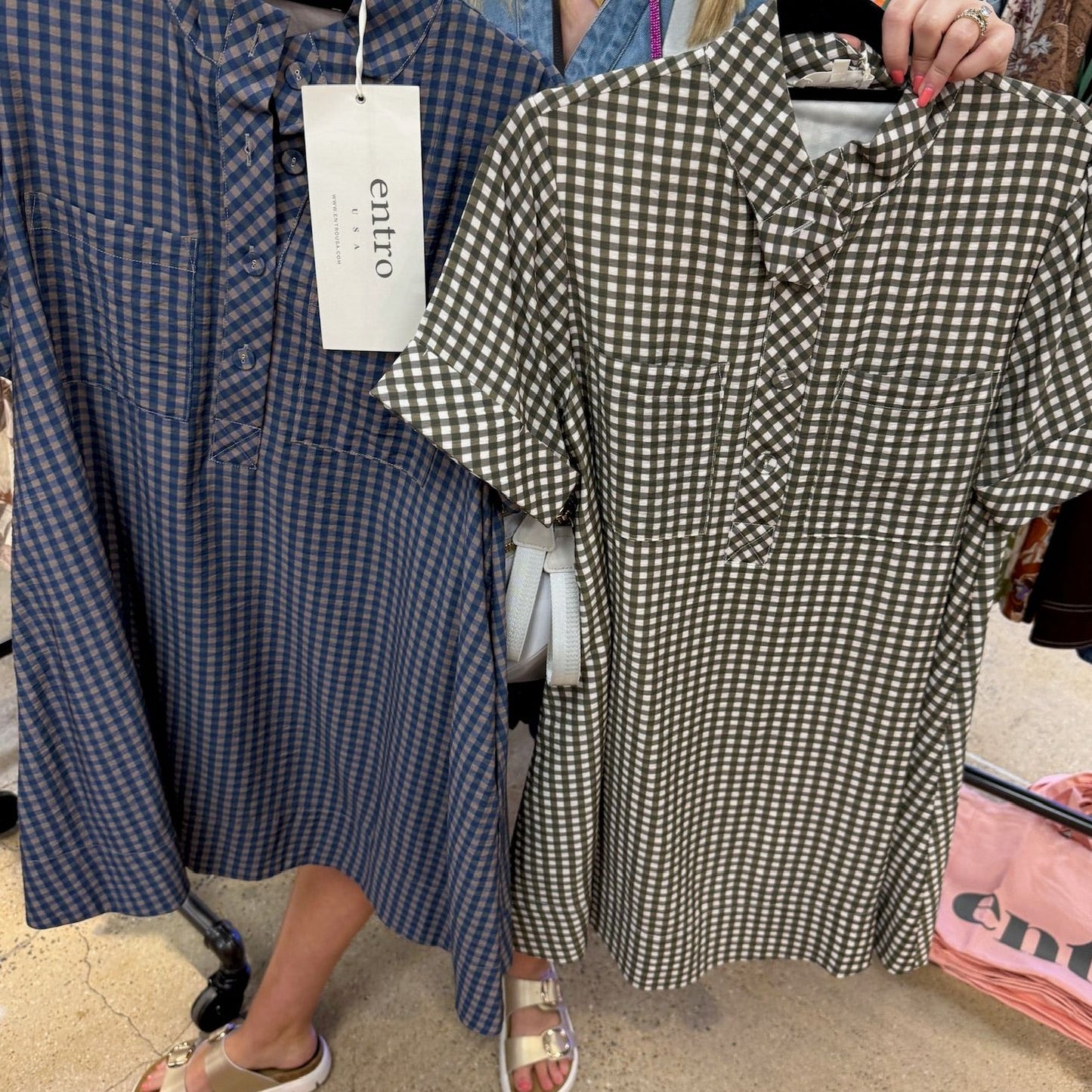 Sweet Gingham Dress: