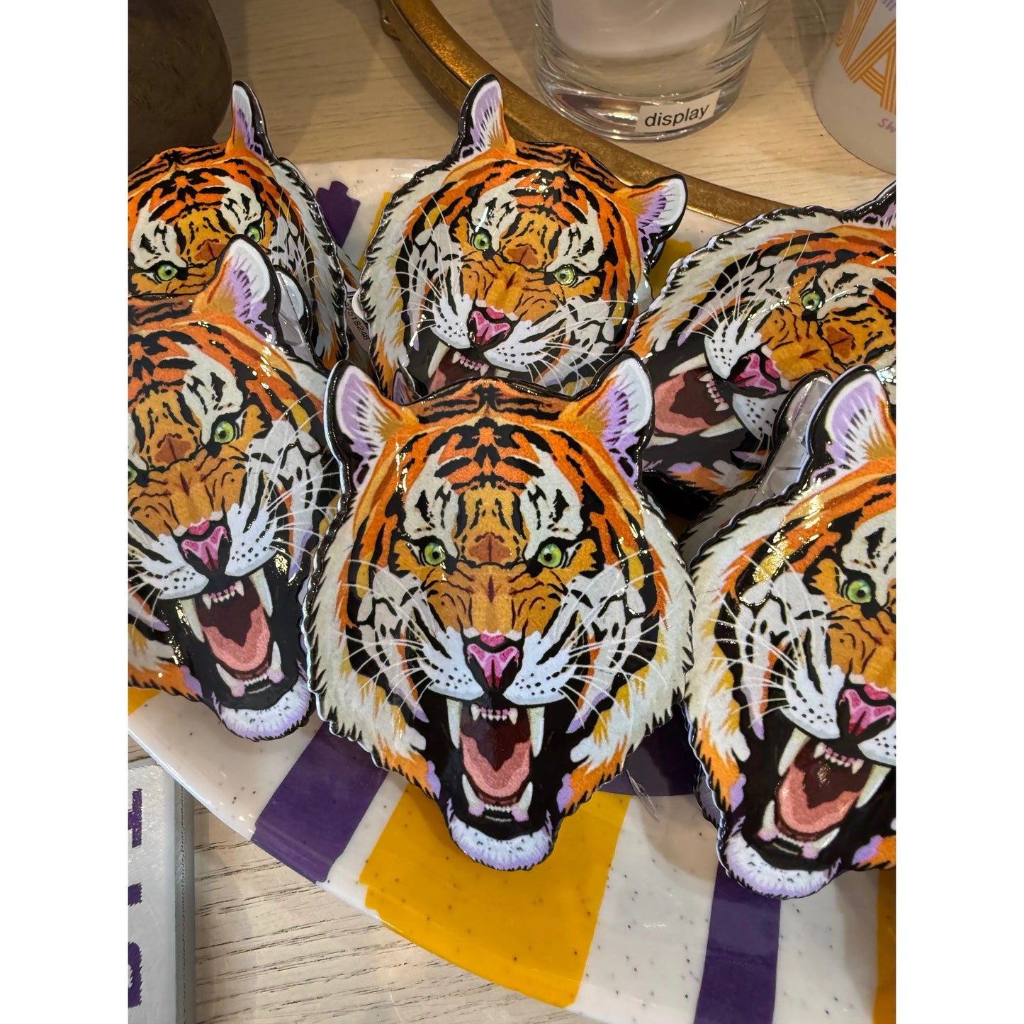 Tiger Head Claw Clip