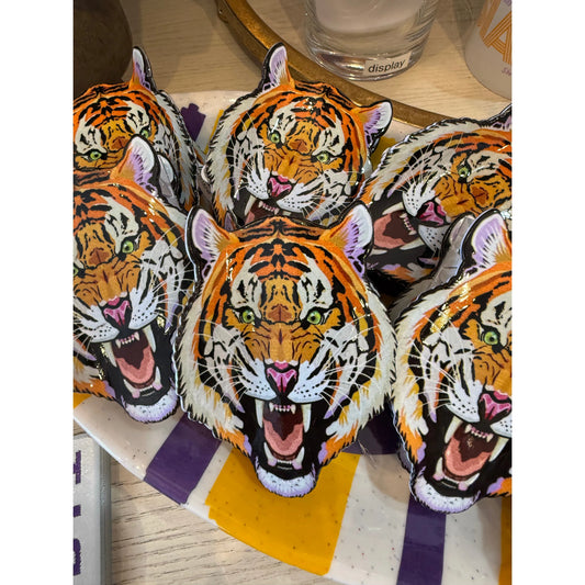 Tiger Head Claw Clip