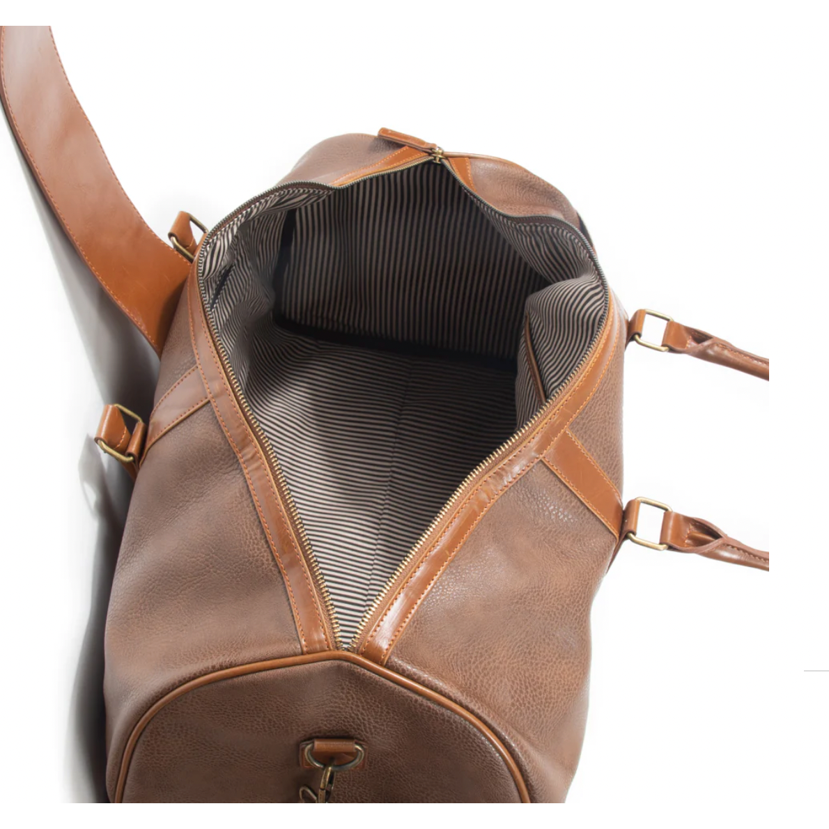 Oxford Duffel Bag: Brown