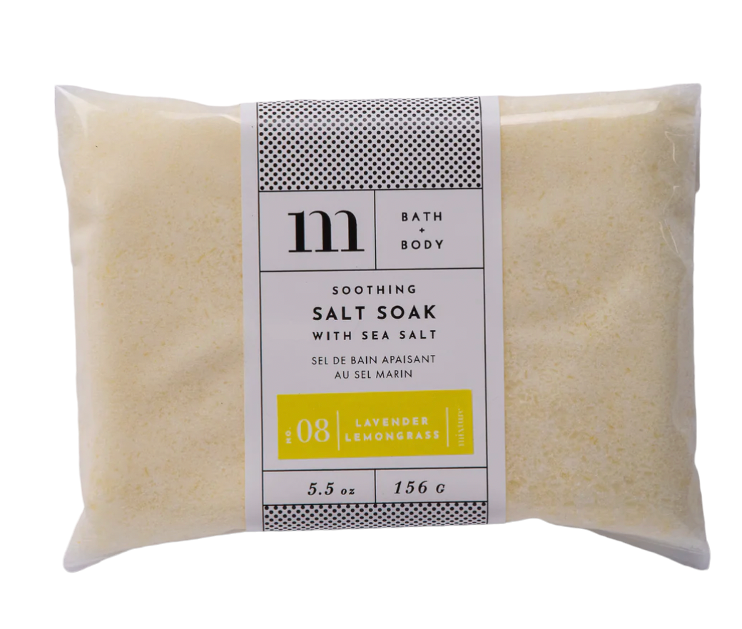 Salt Soak Envelope: Lavender Lemongrass