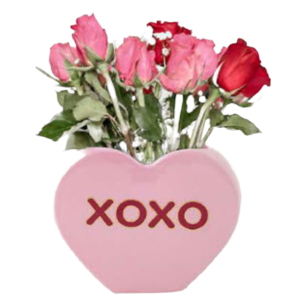 XoXo Heart Vase
