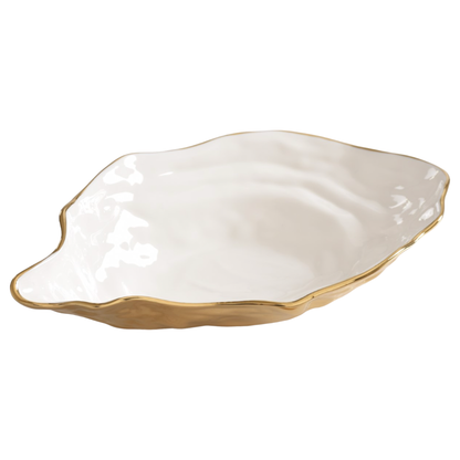 Large Oyster Bowl - Gold