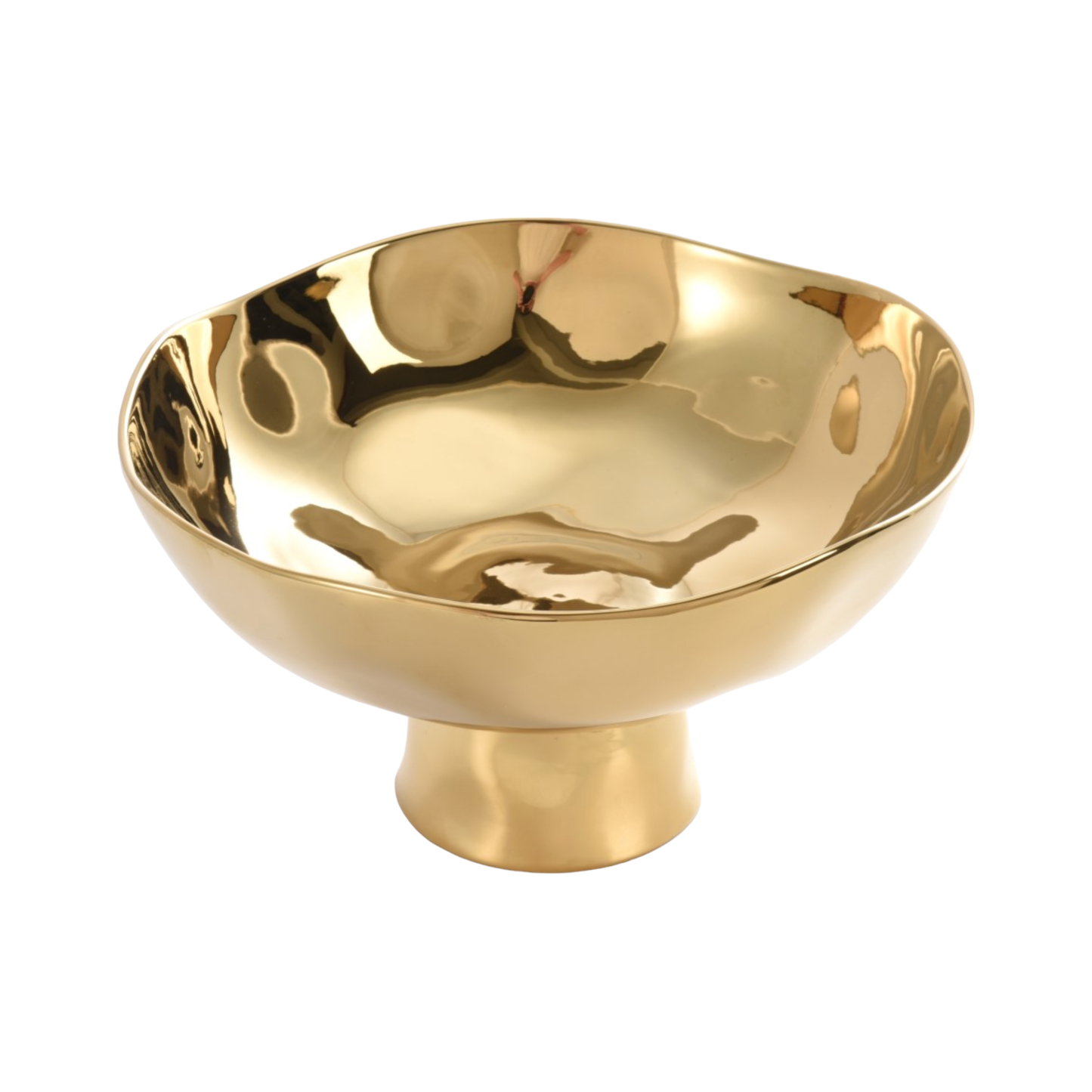 Footed Bowl - Moonlight Gold