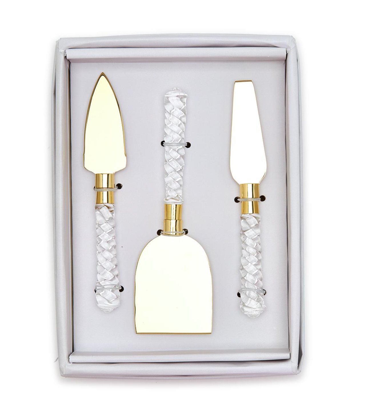 Crystal Clear Cheese Knives
