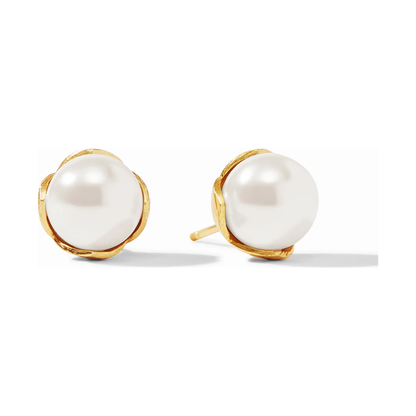 Penelope Stud - Medium - Pearl - Med