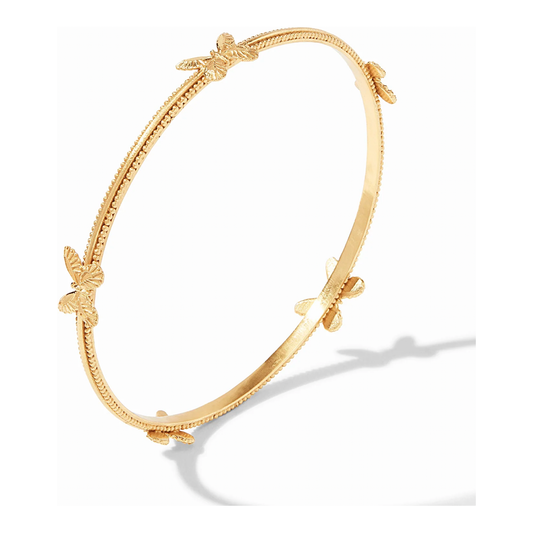Butterfly Bangle - Gold - Small