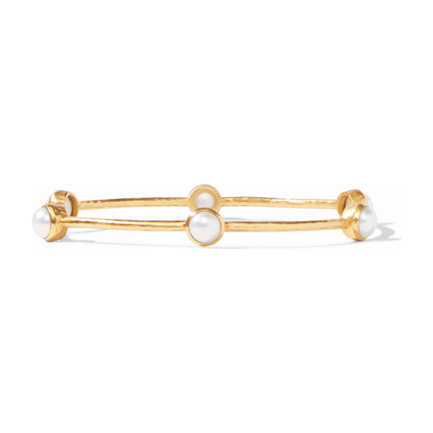 Milano Luxe Bangle - Pearl - Med