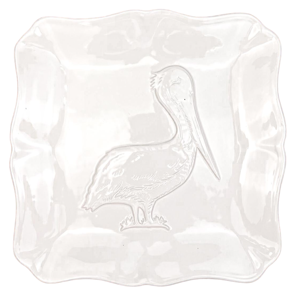 Pelican Embossed Platter