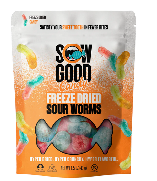 Freeze Dried Sweet Worms