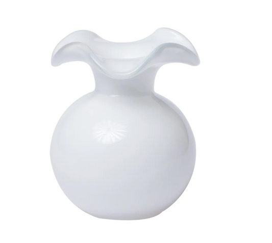 Vietri - Hibiscus White Bud Vase