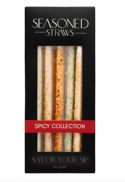 Seasoned Straws Sets - Spicy