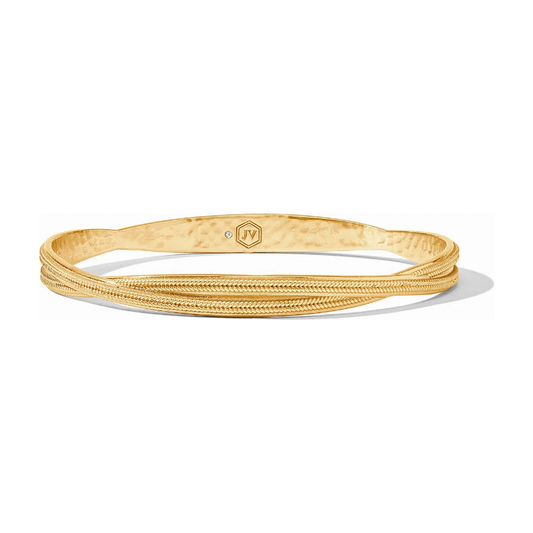 Cheval Twist Bangle - Gold - S