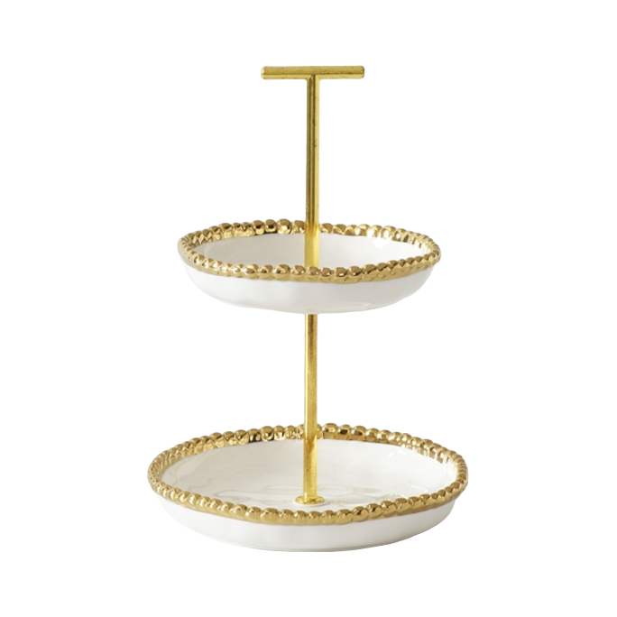 Mini Tiered Stand - Golden Salerno