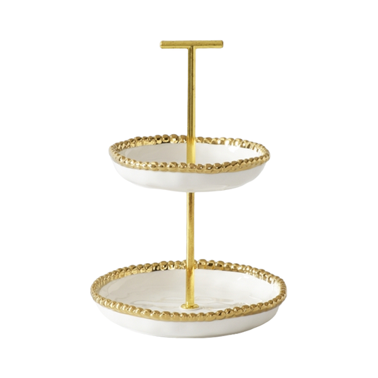 Mini Tiered Stand - Golden Salerno