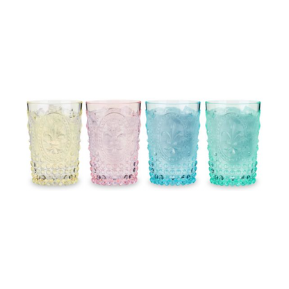 Embossed Shatterproof Tumbler Set
