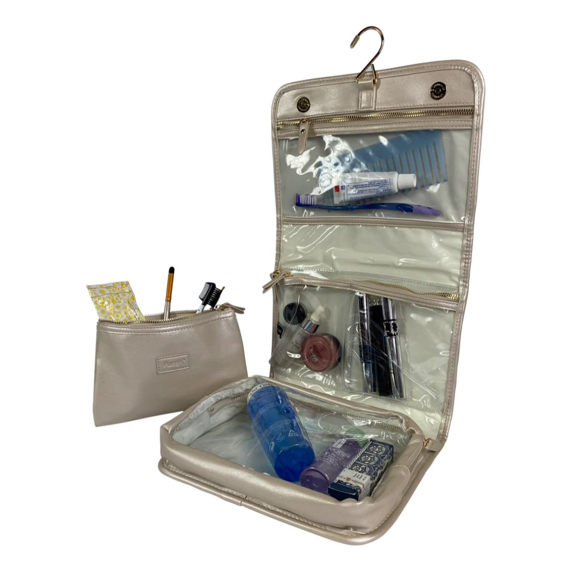 Toiletry Case - Pearl Quilted