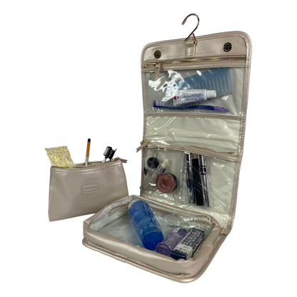 Toiletry Case - Pearl Quilted