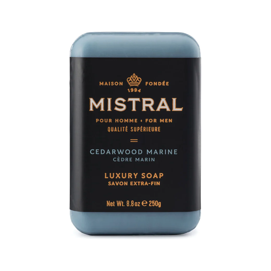 Mistral Men's Soap - Cedarwood Marine