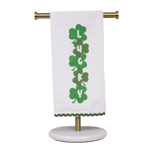 Lucky Clover Hand Towel